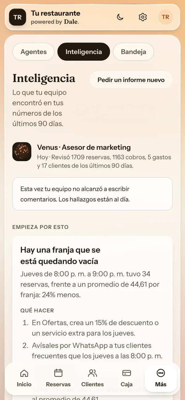 Un informe de Inteligencia: una franja de los jueves que se está quedando vacía y qué hacer